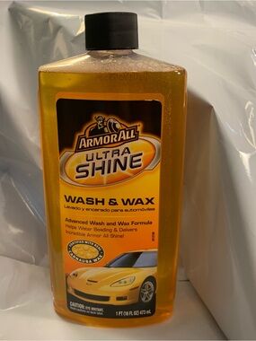 Armor All Ultra Shine Wash & Wax - 16 oz Advanced Wash Formula Car Care